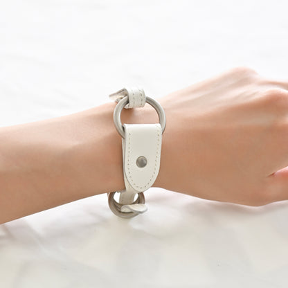 Customize W_Ring Bracelet Parts ( White )
