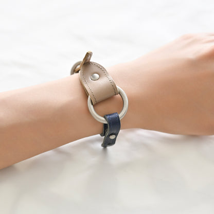 Customize Ring Bracelet parts ( Navy )
