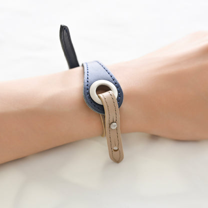 Customize Hole Bracelet parts ( Navy )