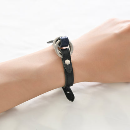 Customize Hole Bracelet parts ( Navy )