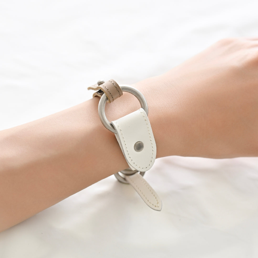 Customize Ring Bracelet parts ( White )