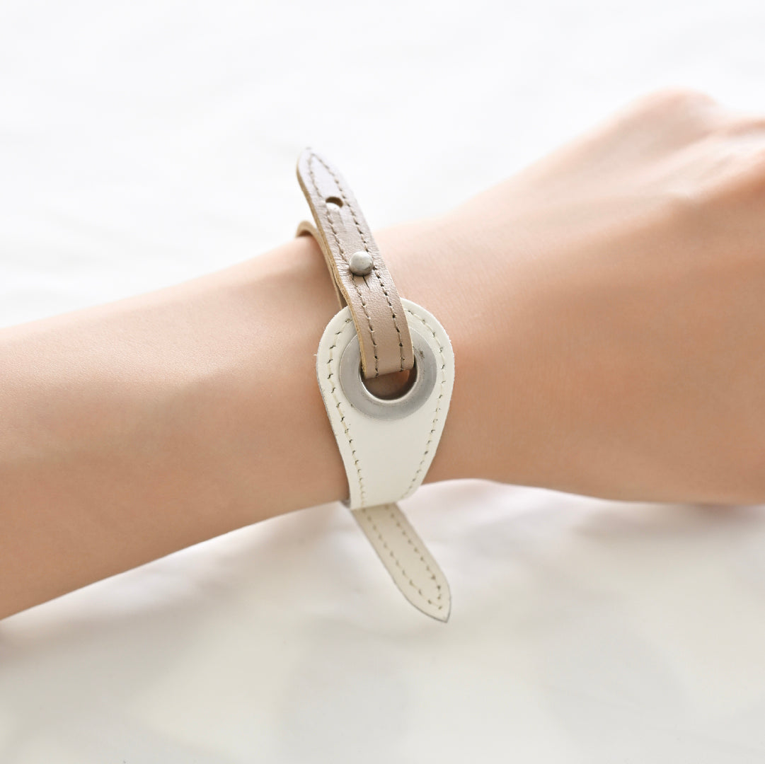 Customize Hole Bracelet parts ( White )