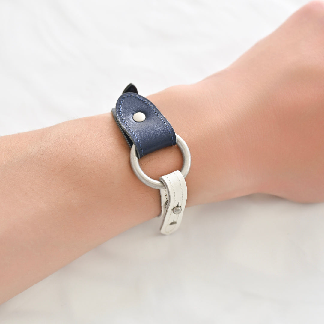 Customize W_Ring Bracelet Parts ( White )