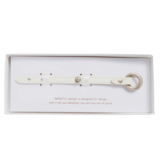 Customize W_Ring Bracelet Parts ( White )