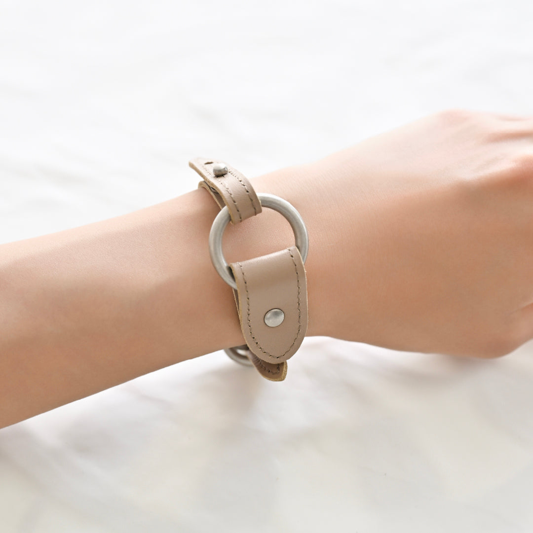 Customize Ring Bracelet parts ( Beige )