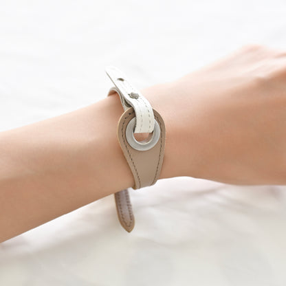 Customize W_Ring Bracelet Parts ( White )