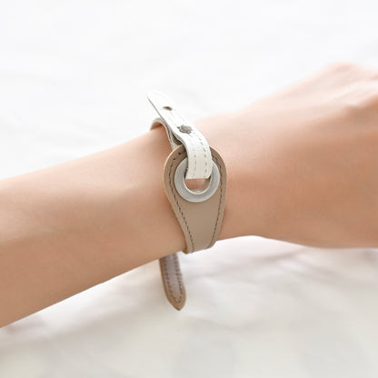 Customize Hole Bracelet parts ( Beige )
