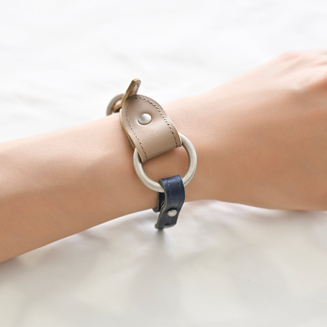 Customize Ring Bracelet parts ( Beige )