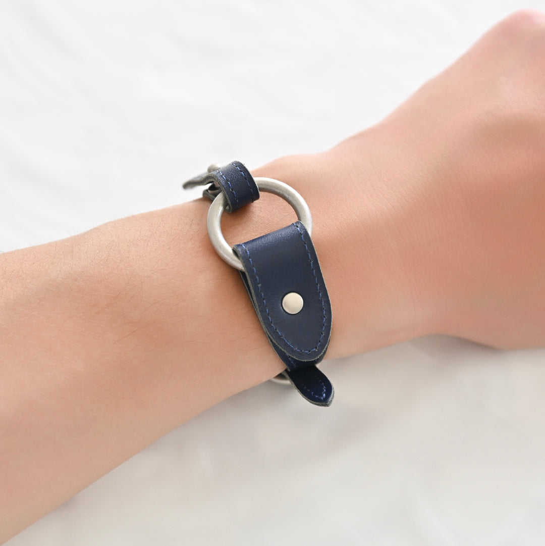 Customize Ring Bracelet parts ( Navy )